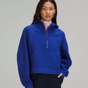 NWT Lululemon Oversized Half-Zip Scuba Hoodie in PSYCHIC sz M/L - RARE